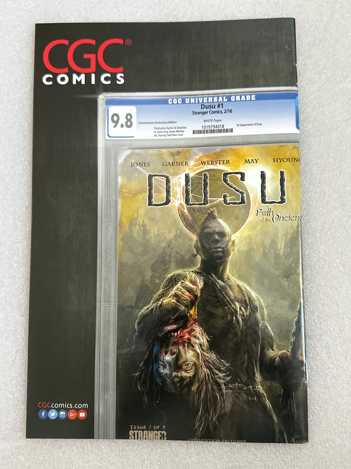 Dusu Path of the Ancient #1 Convention Exclusive Signed Stranger Comics 2016