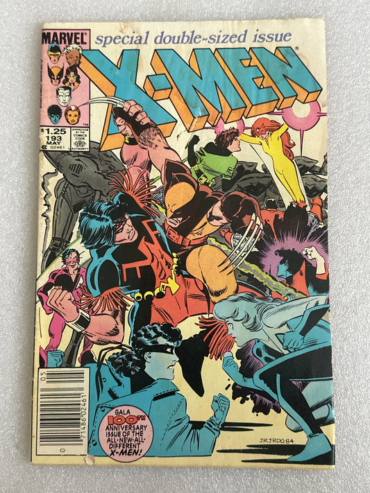 The Uncanny X-Men #193 Marvel Newsstand