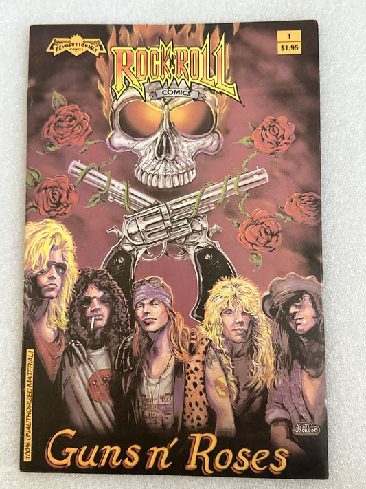 Rock N' Roll Comics #1 Guns n' Roses (7th) Revolutionary Comics 1990