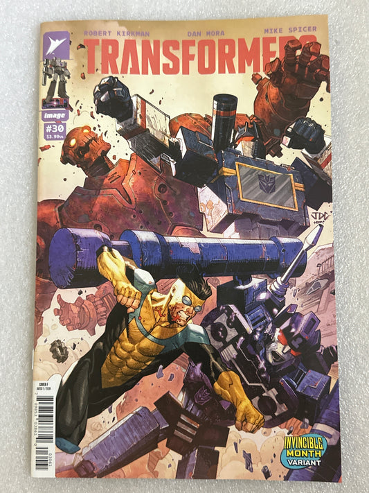 Transformers #30 Invincible Cover Image Comics 2026
