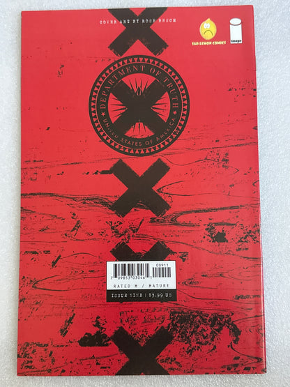 Department of Truth #9 San Lemon Variant Image Comics 2021