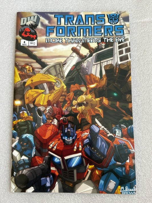 Transformers More Than Meets The Eye #4 Dreamwave 2003