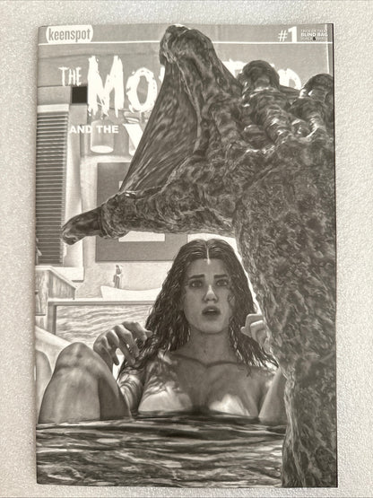 Mark Spears Monster and the Wolf #1 Cover A64 Cover Black & White 1:700