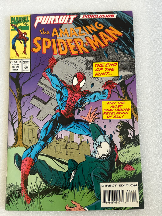 Amazing Spider-Man #389 w/cards insert Marvel 1994