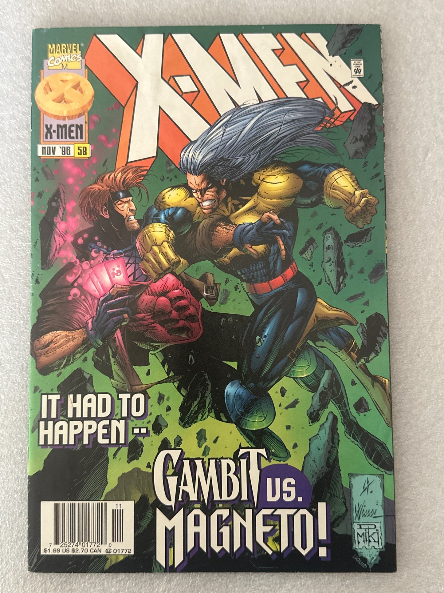 X-Men #58 Newsstand Marvel 1996