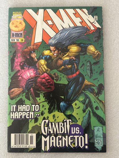 X-Men #58 Newsstand Marvel 1996