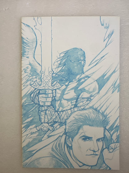 Angel #22 Cover RI-B Blue Line Variant IDW 2009
