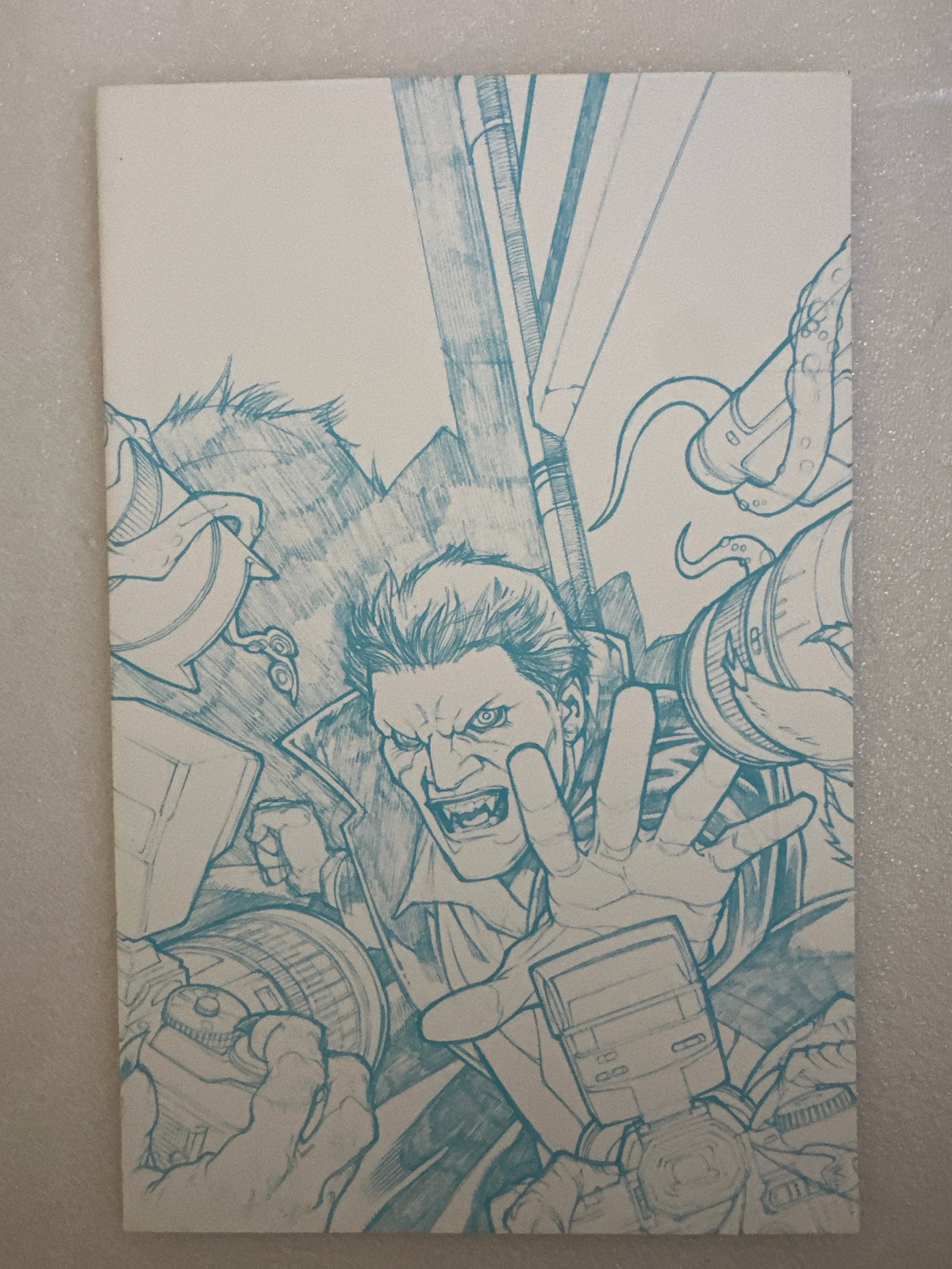 Angel #19 Cover RI-B Blue Line Variant IDW 2009