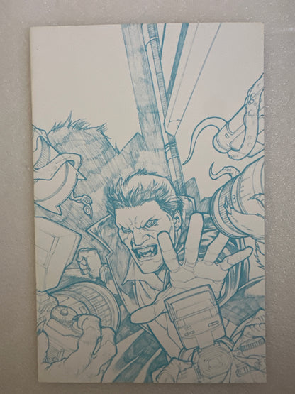 Angel #19 Cover RI-B Blue Line Variant IDW 2009