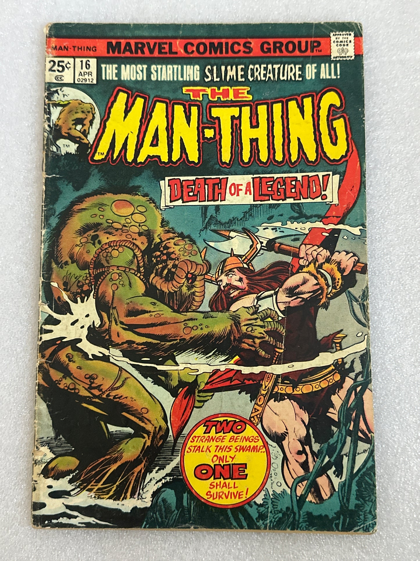The Man-Thing #16 Marvel 1975
