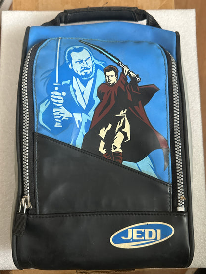 Star Wars Episode I Jedi Lunch Bag Qui-Gon Jinn Obi-Wan Kenobi 1998