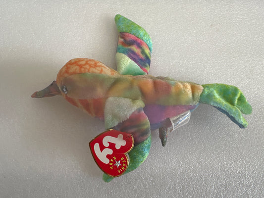 Nectar Humming Bird Rare Beanie Baby TY 2000