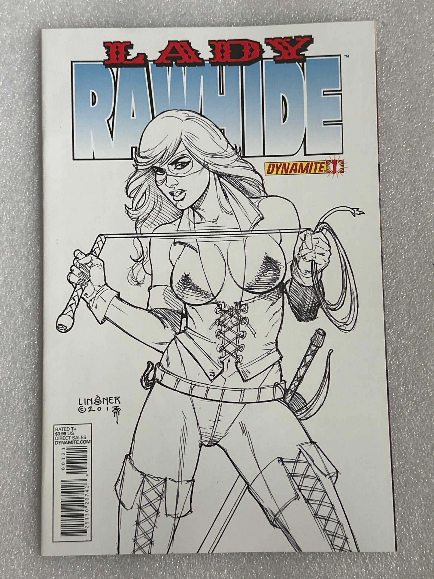 Lady Rawhide #1 Sketch Variant by Linsner Dynamite 2013