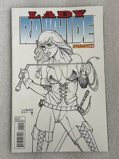 Lady Rawhide #1 Sketch Variant by Linsner Dynamite 2013