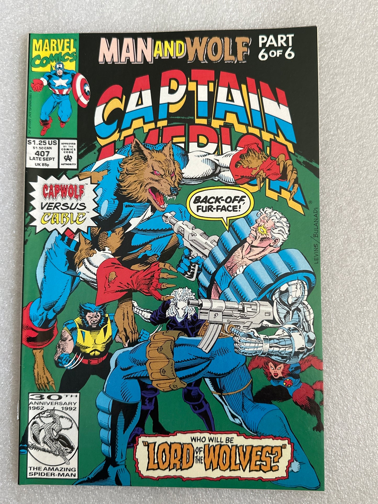 Captain America #407 Marvel 1992