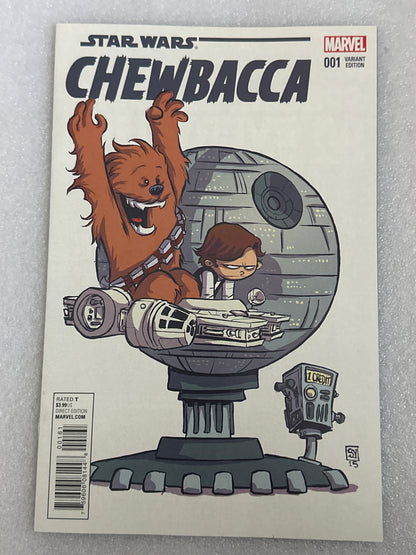 Star Wars Chewbacca #1 Scottie Young Variant Marvel 2015