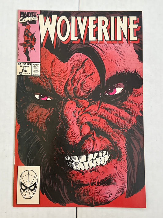 Wolverine #21 First Series Marvel 1990