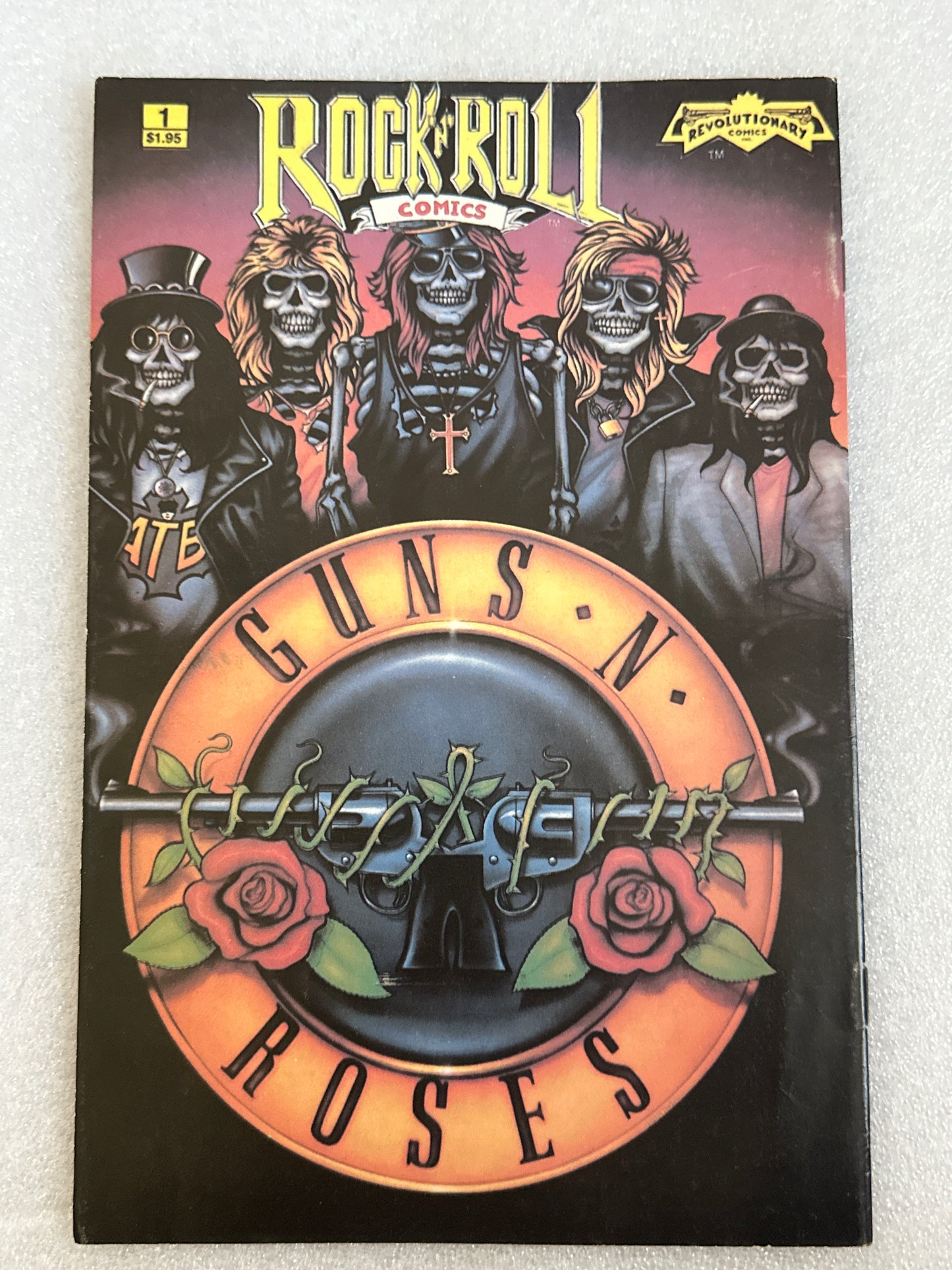 Rock N' Roll Comics #1 Guns n' Roses (7th) Revolutionary Comics 1990