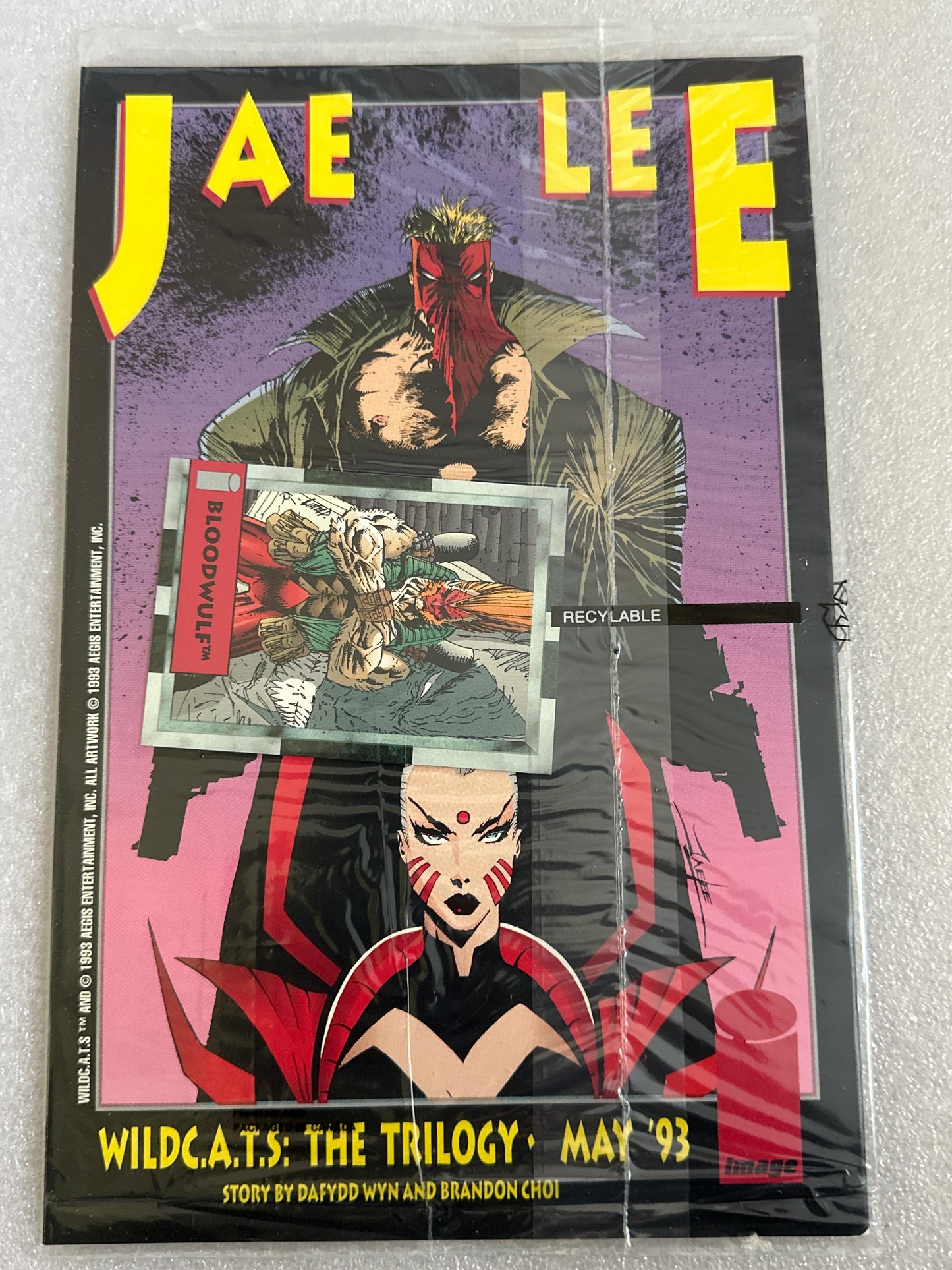 Darker Image #1 Gold Variant Sealed w/Bloodwulf Card Image 1993