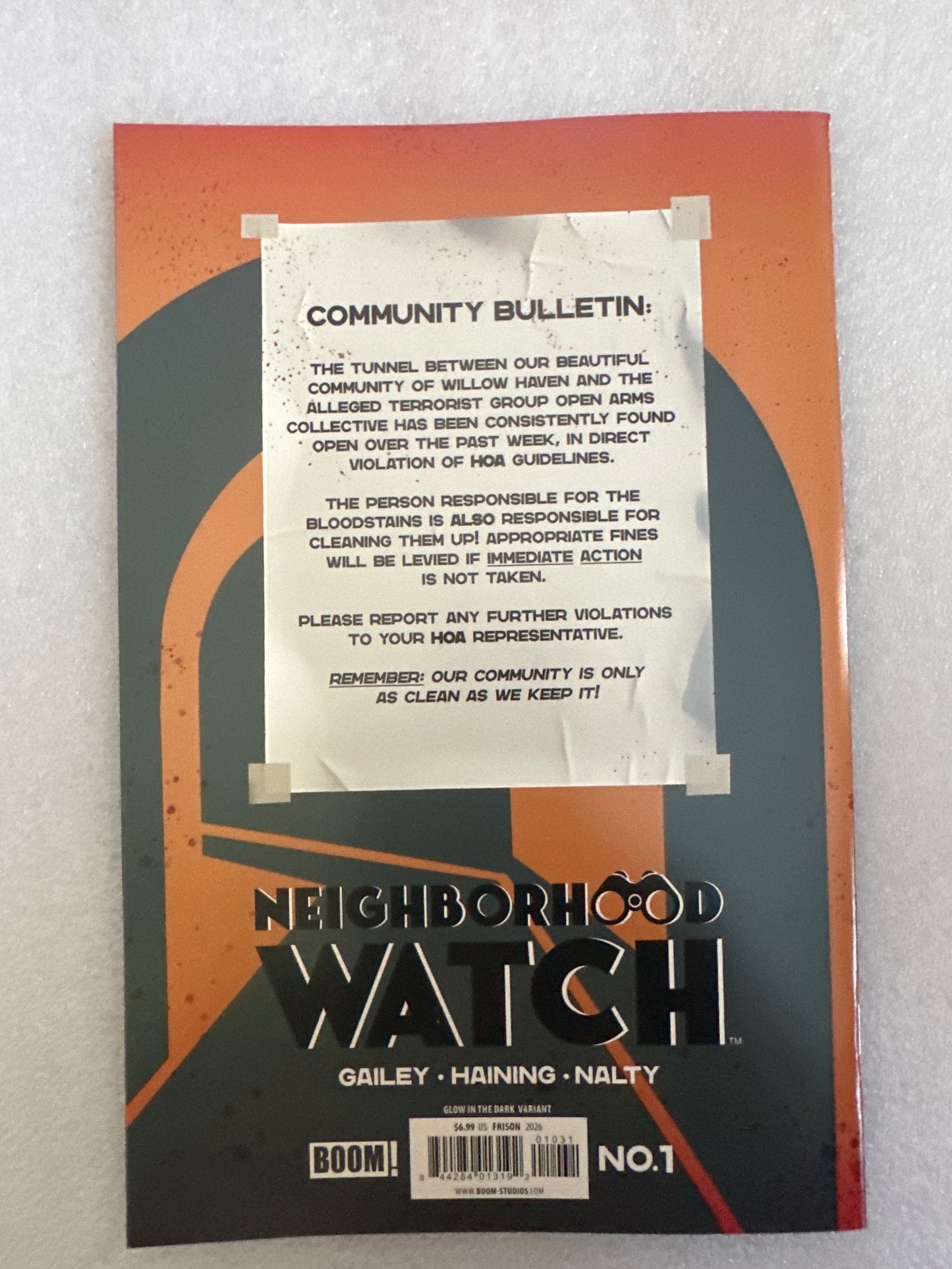 Neighborhood Watch #1 Glow in the Dark Variant Boom! 2026