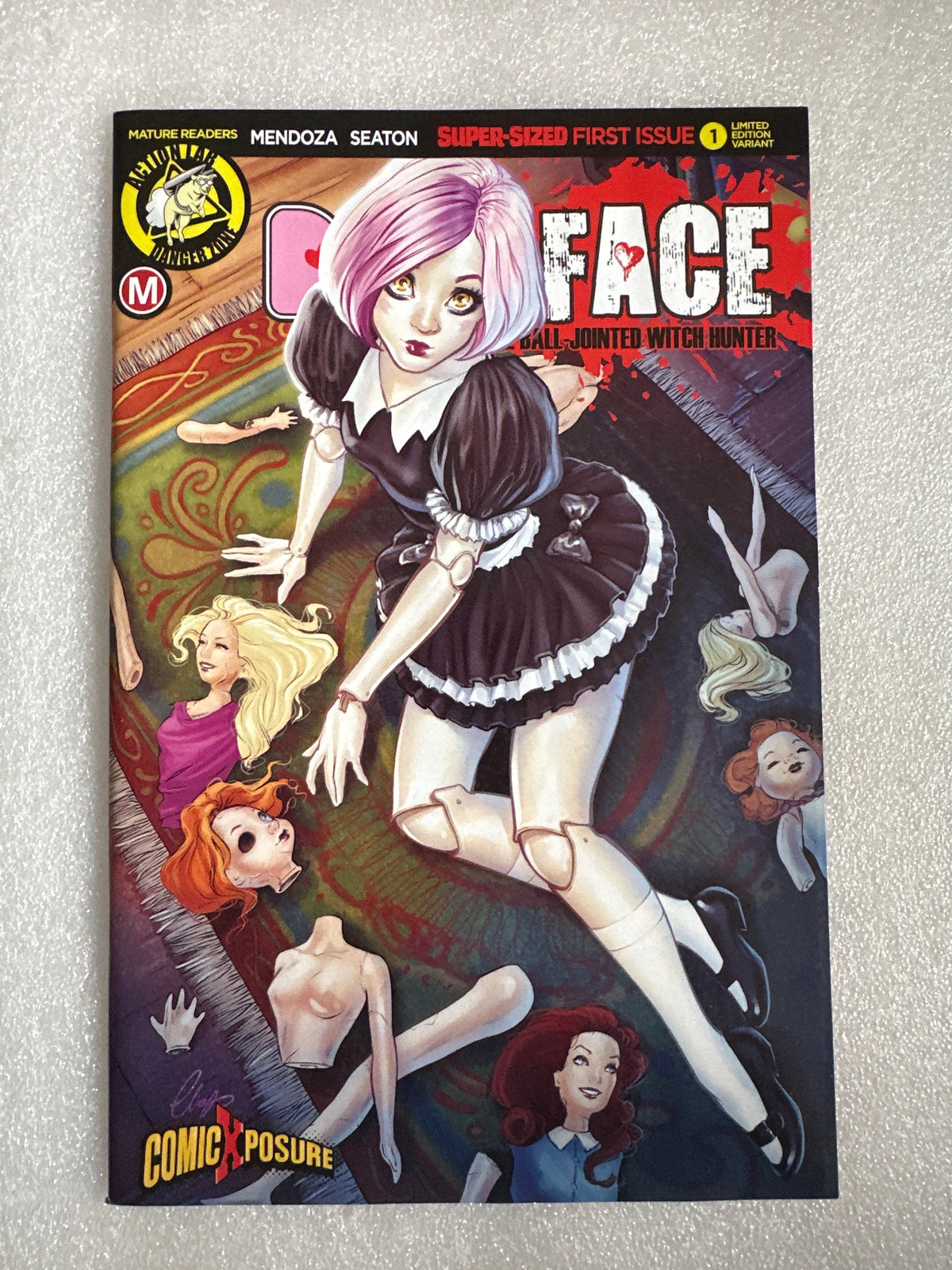 Dollface #1 Comicxposure Variant Action Lab 2017