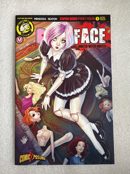 Dollface #1 Comicxposure Variant Action Lab 2017