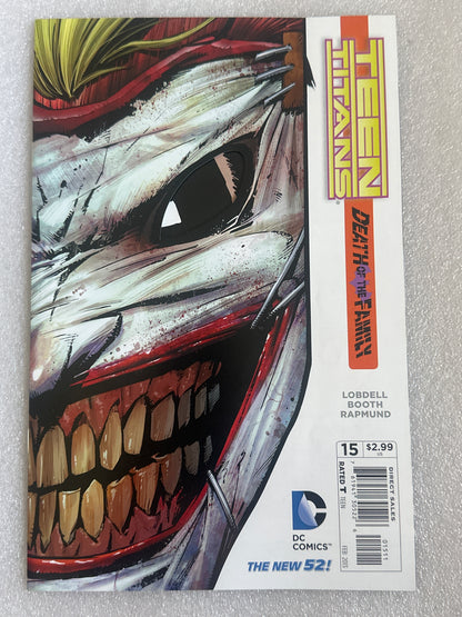Teen Titans #15 New 52 Die-Cut Cover Death of the Family DC 2013