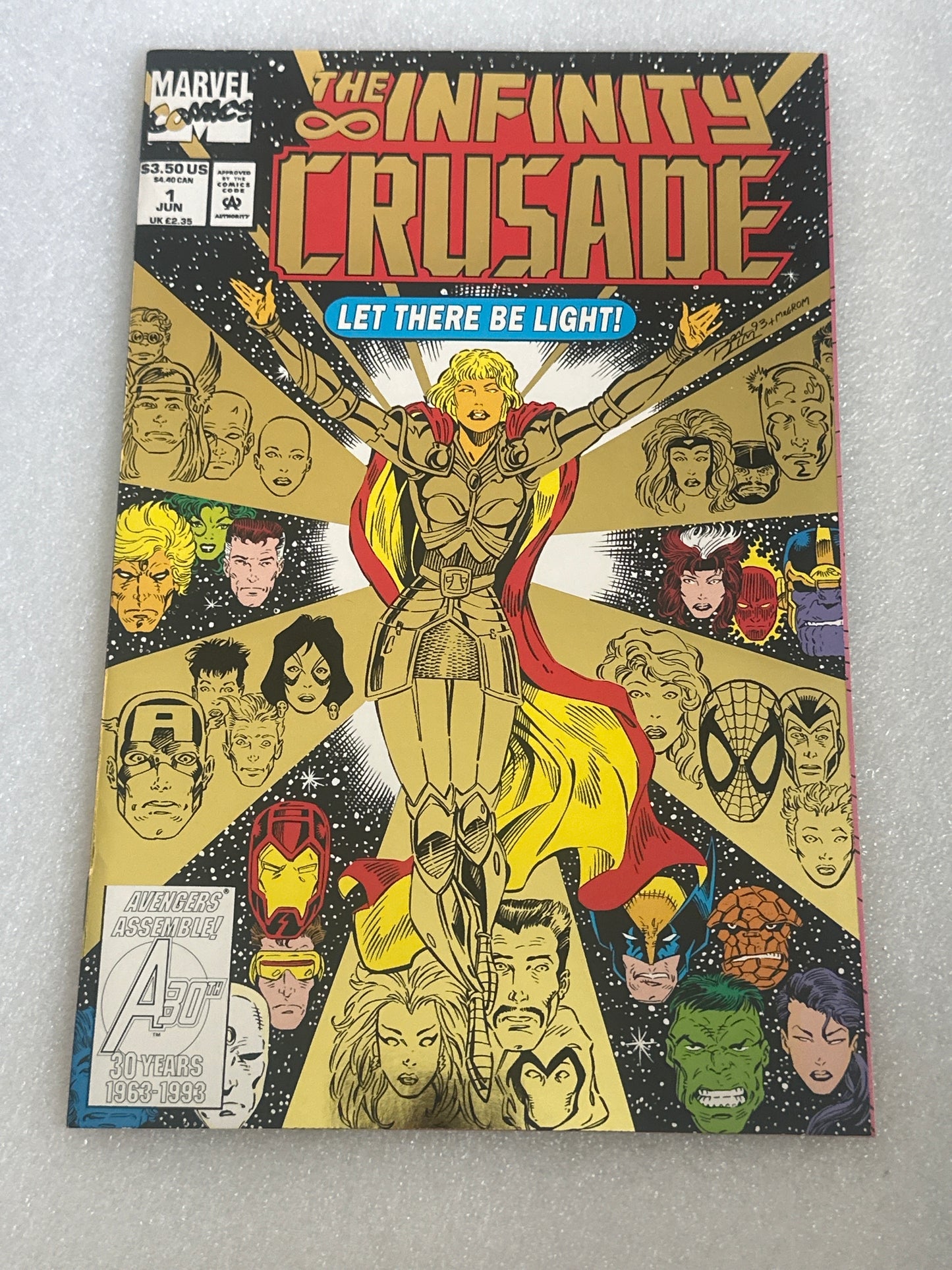 Infinity Crusade #1 Gold Foil Cover Marvel 1993
