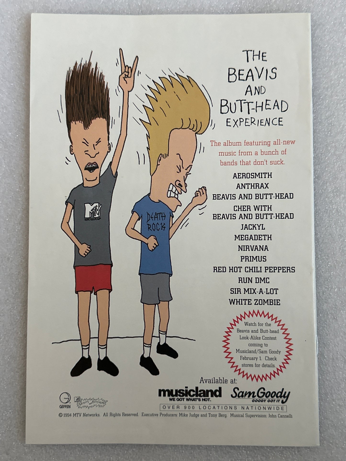 Beavis And Butt-Head #1 Marvel 1994