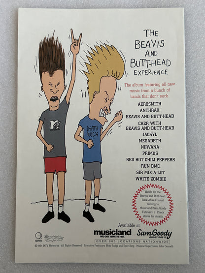 Beavis And Butt-Head #1 Marvel 1994