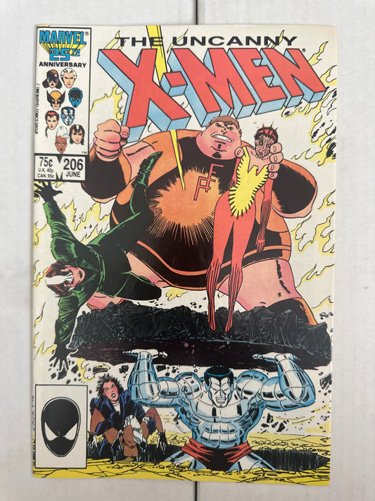 The Uncanny X-Men #206 Marvel 1986