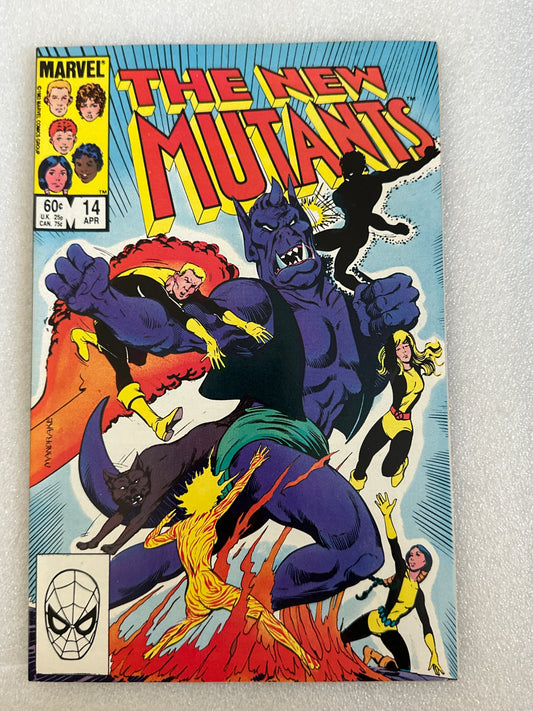 New Mutants #14 Direct Edition Marvel 1984