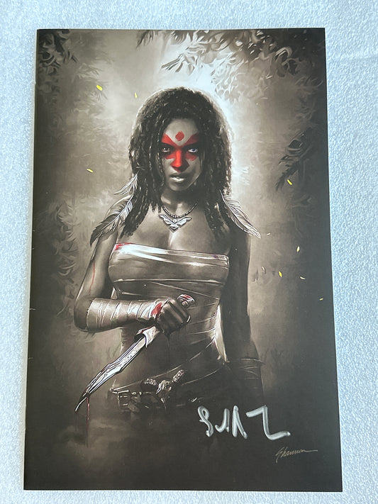 Niobe She is Death #1 Shannon Maer Virgin Cover Signed Stranger Comics 2019
