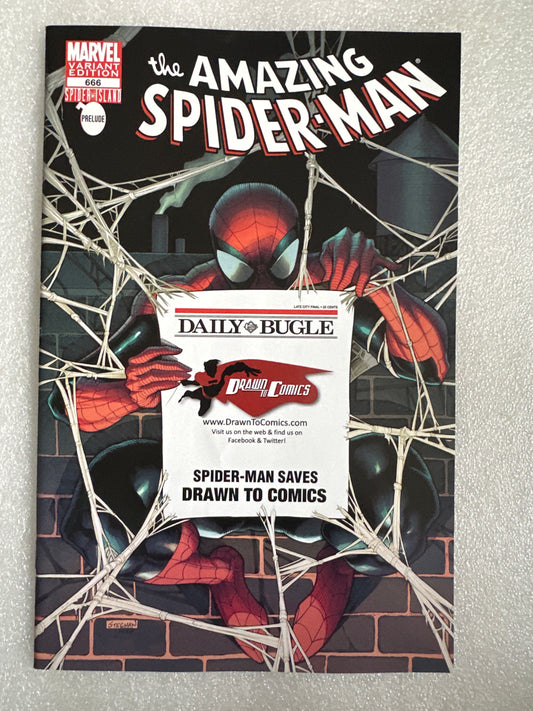 Amazing Spider-Man #666 Drawn To Comics Variant Marvel 2011