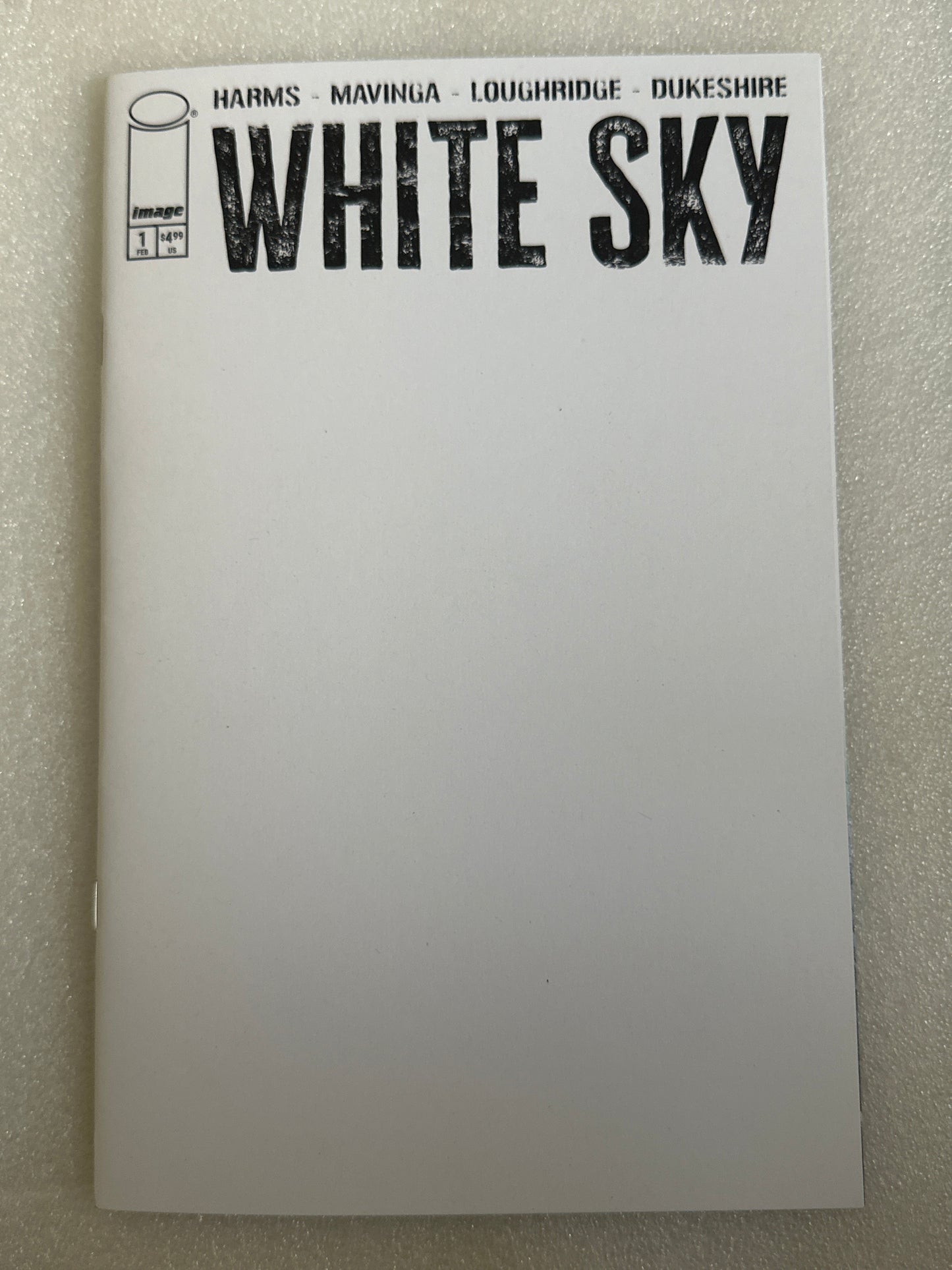 White Sky #1 Blank Variant Cover D Image 2026