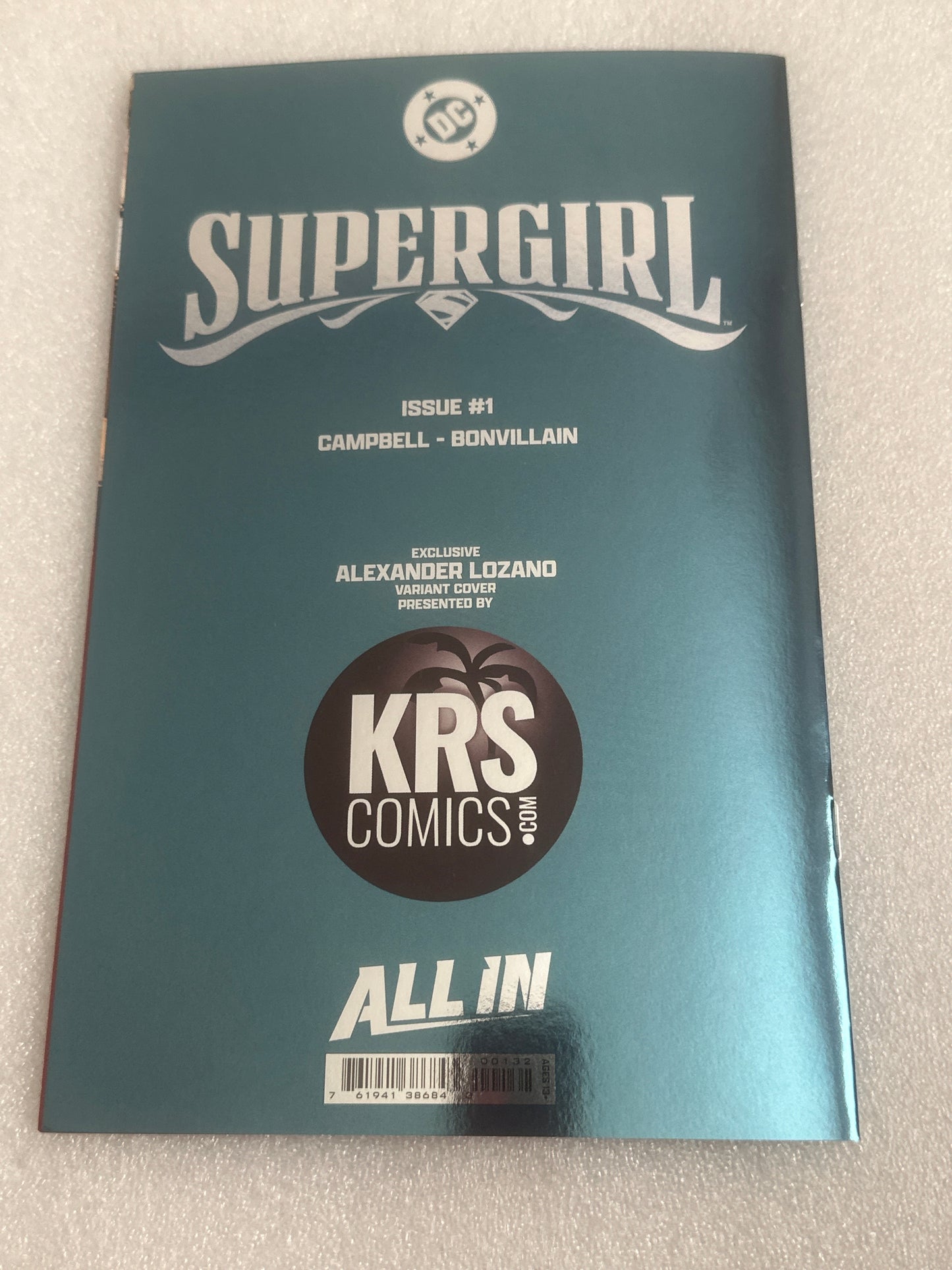 Supergirl #1 KRS Foil Alexander Lozano Variant DC 2025