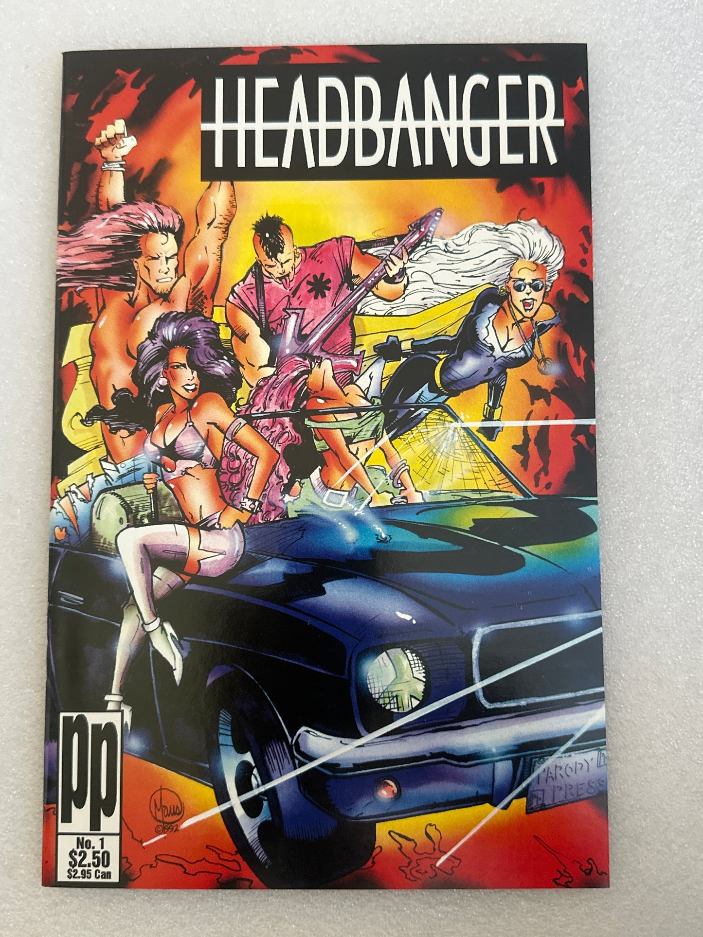 Headbanger #1 Parody Press 1993