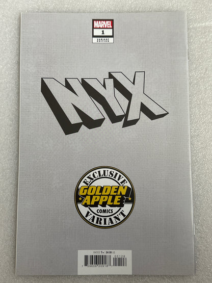 NYX #1 Golden Apple Virgin Variant Marvel 2024