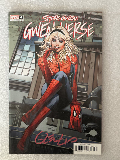 Spider-Gwen Gwenverse #4 Variant Signed by Greg Land Marvel 2022
