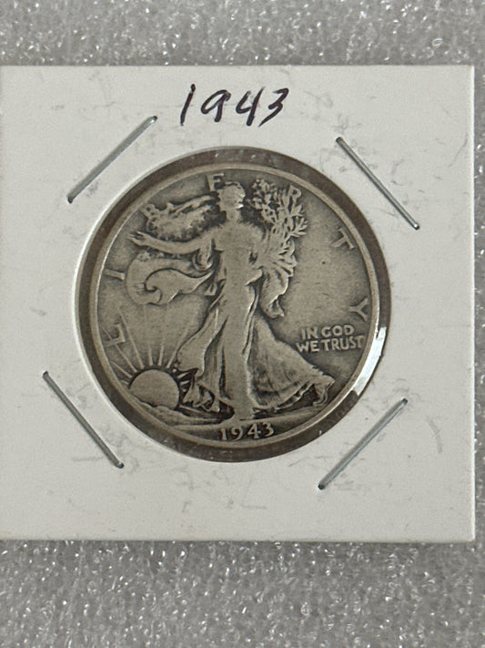 1943 Walking Liberty Silver Half Dollar