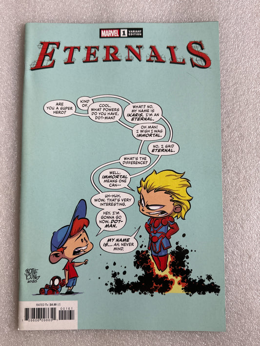 Eternals #1 Skottie Young Variant Marvel 2021