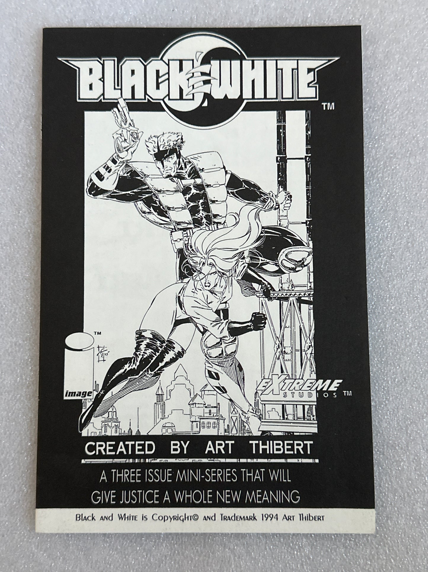 Black & White Ashcan Extreme Studios 1994