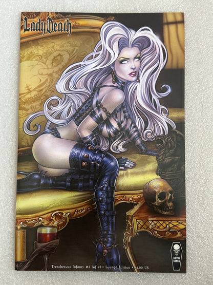 Lady Death: Treacherous Infamy #2 Lounge Edition Coffin Comics 2021