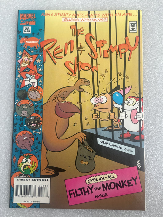 Ren & Stimpy Show #28 Marvel 1995