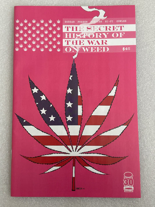 The Secret History Of The War On Weed #1 1:25 Variant Cover Image 2022