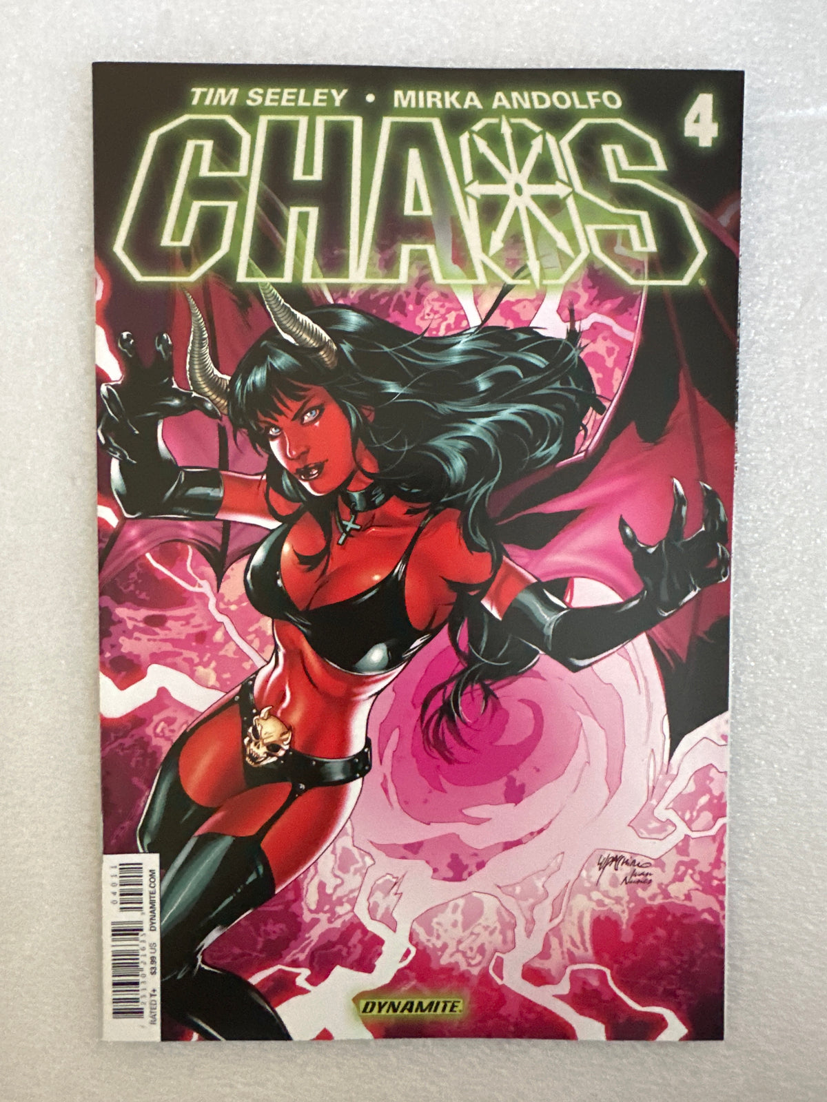 Chaos #4 Main Cover Dynamite 2014