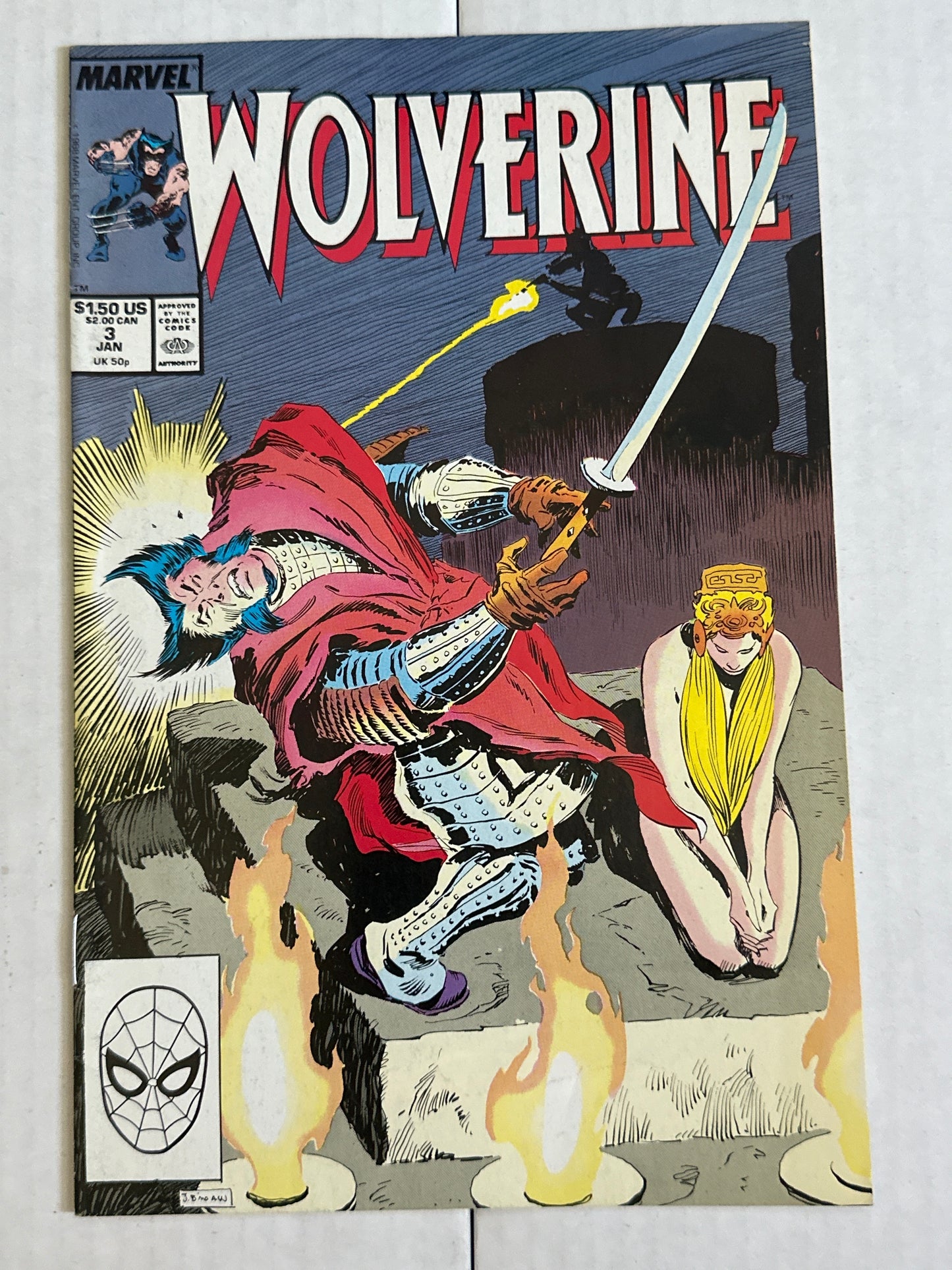 Wolverine #3 First Series Marvel 1989