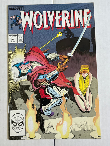 Wolverine #3 First Series Marvel 1989