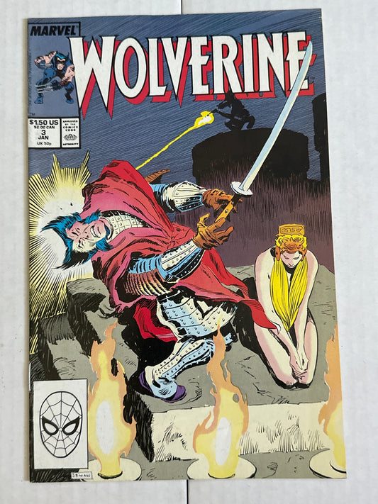 Wolverine #3 First Series Marvel 1989