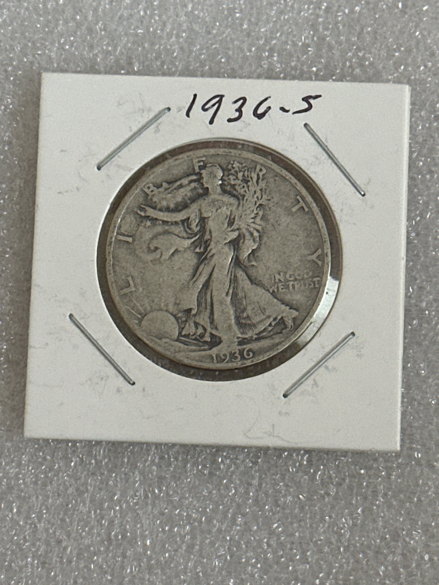 1936 S Walking Liberty Silver Half Dollar